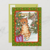 De geheime aanbidder feestdagenkaart (Voorkant / Achterkant)