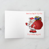 De Geheime Afmetingen van Rudolph: 5" x 7" Feestdagen Kaart (Binnen)