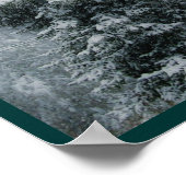 De geheime Christelijke winterscène Poster (Hoek)