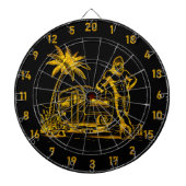 De geheime hobby van Sasquatch onthuld Dartbord (Voorkant)