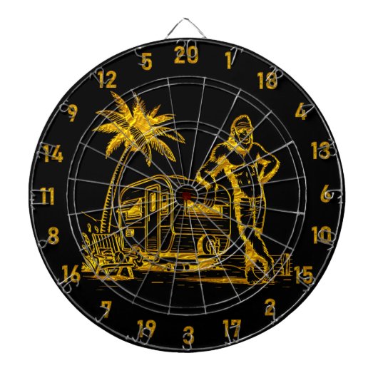 De geheime hobby van Sasquatch onthuld Dartbord (Voorkant)