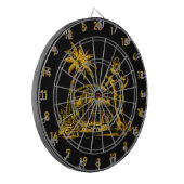 De geheime hobby van Sasquatch onthuld Dartbord (Voorkant Links)