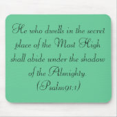 De geheime plaats mousepad muismat (Voorkant)