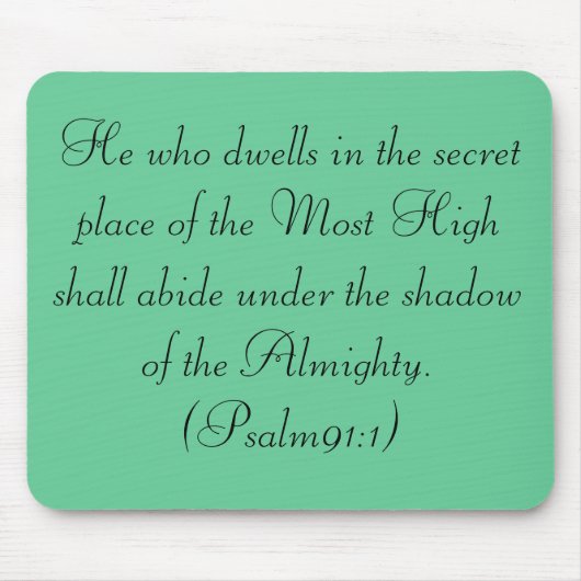 De geheime plaats mousepad muismat (Voorkant)