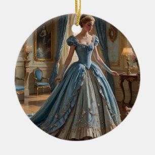 De geheime prinses van het kasteel keramisch ornament