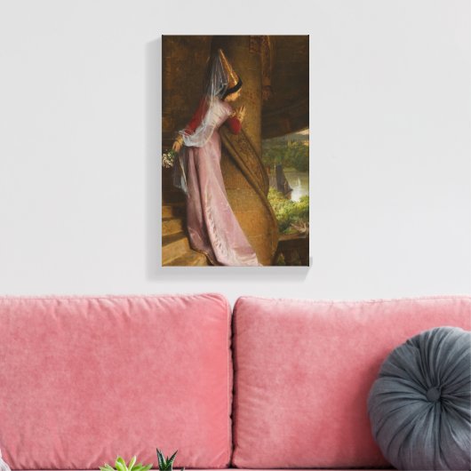 De Geheime Rendezvous van Pierre-Charles Comte Canvas Afdruk (Insitu (Woonkamer))