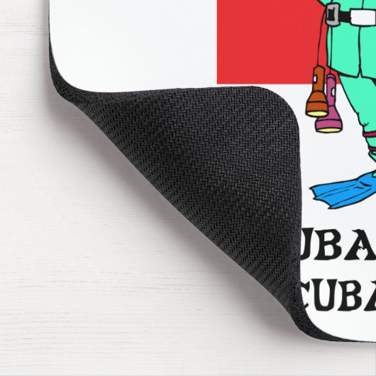 De geheime SCUBA-UITRUSTING Steve van het Lid Muismat (Hoek)