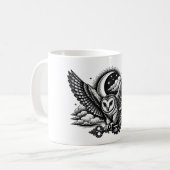 De geheime sleutel van de uil - Gotische graveerku Koffiemok (Voorkant links)