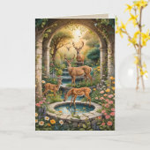 De geheime tuin nota kaart (Gele Bloem)