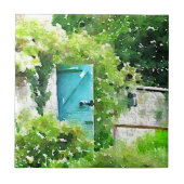 De geheime tuin tegeltje (Voorkant)