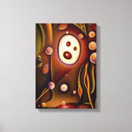 de geheime tuinbouwkunst met surrealistische kunst canvas afdruk (Voorkant)