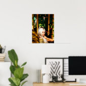 De geheime vliegtempel in de Bossen Poster (Thuiskantoor)