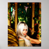 De geheime vliegtempel in de Bossen Poster (Voorkant)