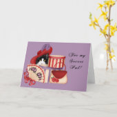 De Geheime Vriend van Red Hat Kaart (Gele Bloem)