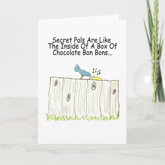 De geheime Vrienden zijn als een Doos van de Groet Feestdagen Kaart (Voorkant)
