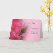 De geheime Zuster nam kaart-aanpast om het even Kaart (Gele Bloem)