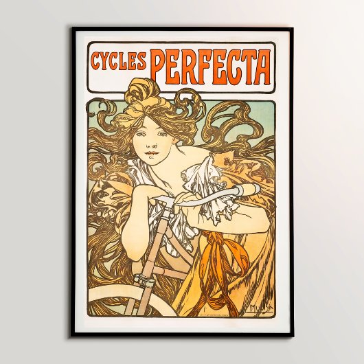 De geheimen achter Cycles Perfecta Alphonse Mucha Poster