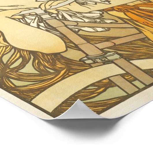 De geheimen achter Cycles Perfecta Alphonse Mucha Poster (Hoek)