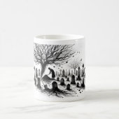 De geheimen van de begraafplaats onthullen koffiemok (Center)