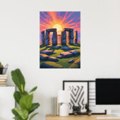 De geheimen van Stonehenge Poster (Thuiskantoor)