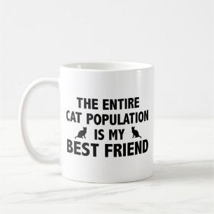 De gehele kattenpopulatie is mijn beste vriendenko koffiemok