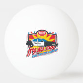 De gehele politie pingpongbal (Voorkant)