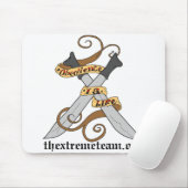 de gehoorzaamheid is het stootkussen van de het muismat (Met muis)