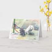 De gehoorzame honden kaart (Gele Bloem)