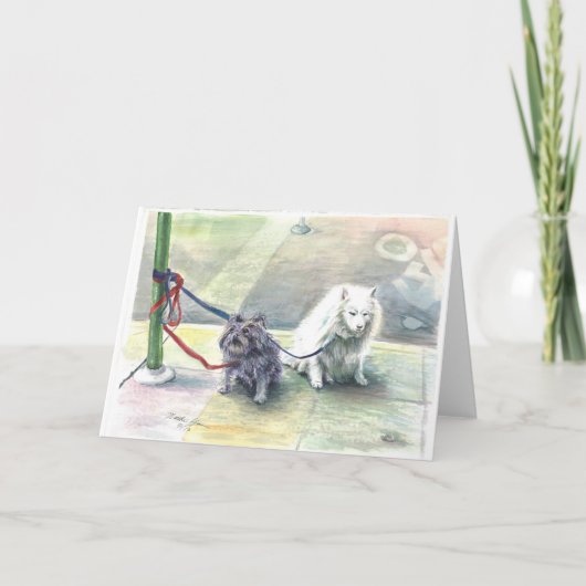 De gehoorzame honden kaart (Voorkant)
