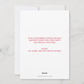 De gehuwde en Vrolijke Rode Kaart van de Foto van (Achterkant)