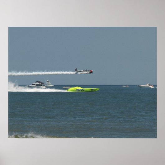 De GEICO Skytypers en Miss GEICO. Poster (Voorkant)