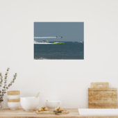 De GEICO Skytypers en Miss GEICO. Poster (Keuken)