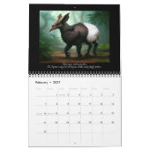 De geïllustreerde gids voor Gryphiformes Volume 4 Kalender (Feb 2027)