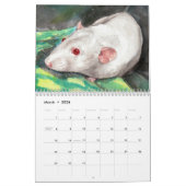 De geïllustreerde Rat 2012 Portretkalender Kalender (Mar 2026)