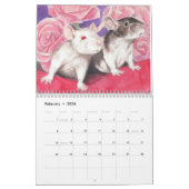De geïllustreerde Rat 2012 Portretkalender Kalender (Feb 2026)
