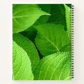 De geïnspireerde bloem met bladeren notitieboek /  (Achterkant)