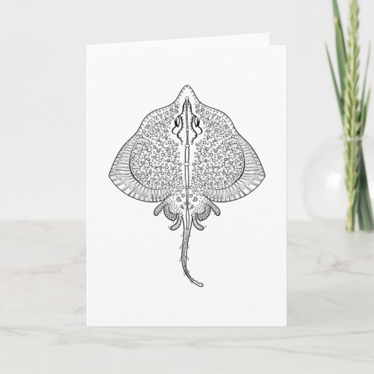 De geïnspireerde Totem van de Pijlstaartrog Kaart (Voorkant)