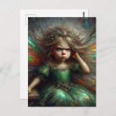 De geïrriteerde kleine fee briefkaart (Voorkant / Achterkant)