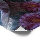 De geisha-dans op de maan perfect poster (Hoek)