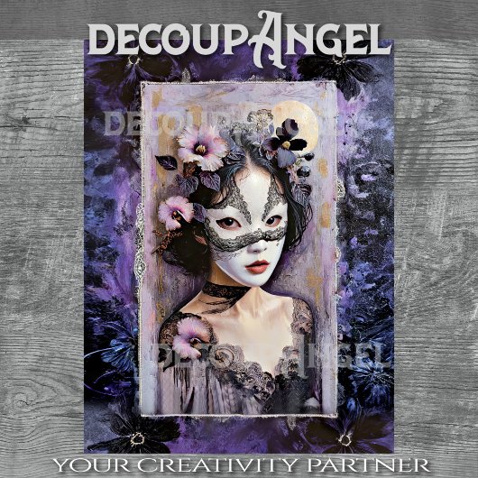 De Geisha Secrets - Decoupage - tissue papier