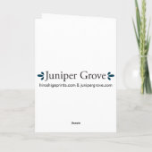 De Geisha van de sneeuw - Wenskaarten Feestdagen Kaart (Achterkant)