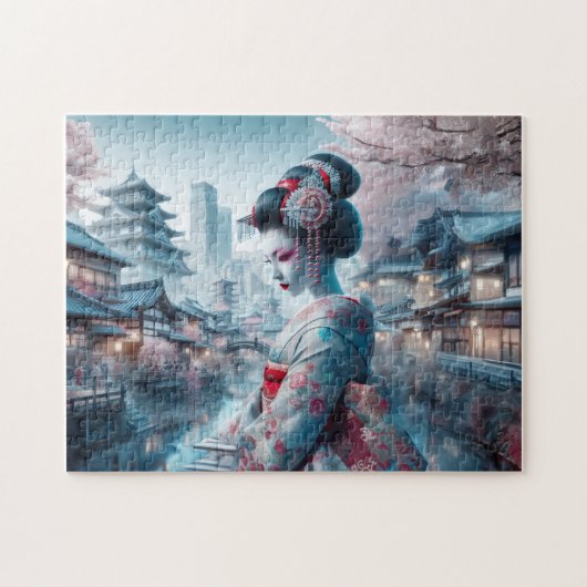 De geisha van vandaag legpuzzel (Horizontaal)
