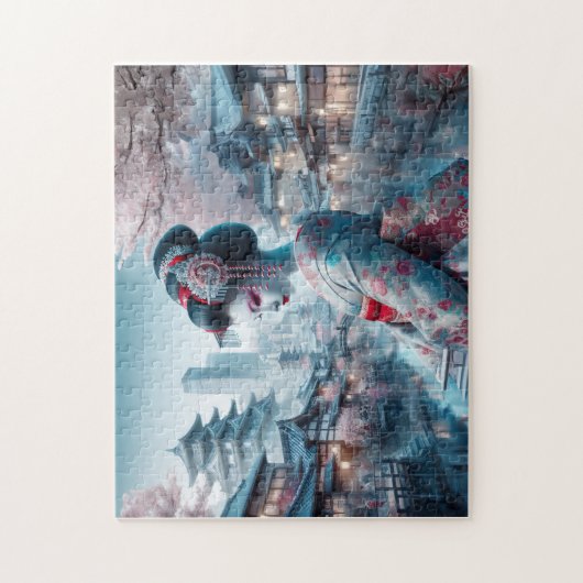 De geisha van vandaag legpuzzel (Verticaal)