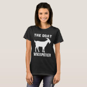 De geit fluisteraar Grappige geitenliefhebber Gift T-shirt (Voorkant volledig)