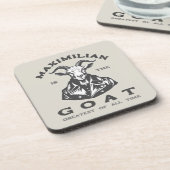 De geit (grootste aller tijden) met Jouw naam Bier Onderzetter (Linkerzijde)