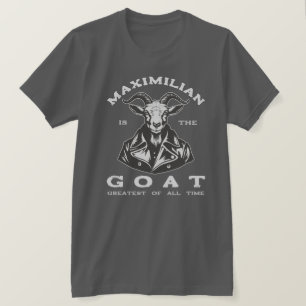 De geit (grootste aller tijden) met Jouw naam T-shirt