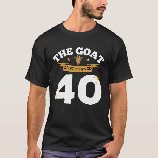 De geit heeft net 40-40 jaar getransformeerd. t-shirt (Voorkant)