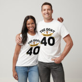 De geit heeft net 40-40 jaar getransformeerd. t-shirt (Unisex)