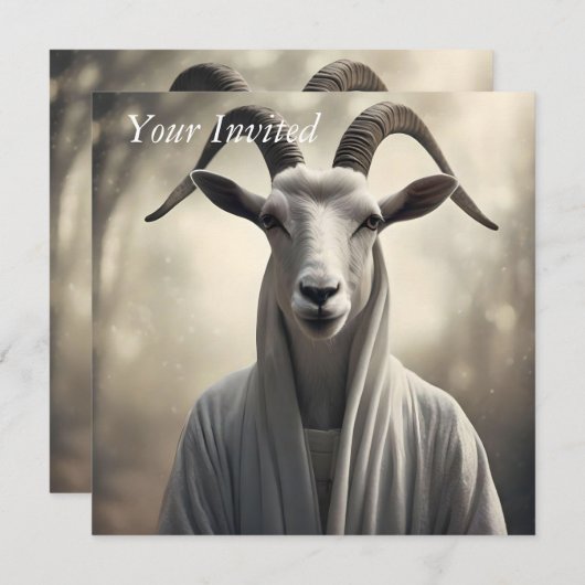 De geit Herder, Kaart (Voorkant / Achterkant)