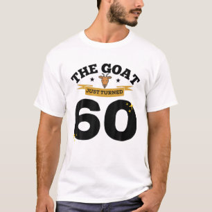 De Geit Is Nu 60 - 60e Verjaardag Geit Thema T-shirt